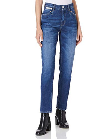 Herrlicher Women's Piper HI Conic Organic Denim Jeans, Blue Desire 866, W27/L30 on Sale